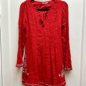 Tula Rosa Embroidered Dress